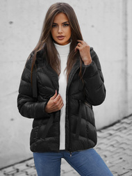 Куртка жіноча Чорна OZONEE JS/M23066/392