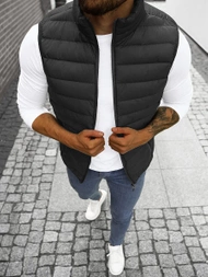 Безрукавка чоловіча Чорна OZONEE JS/M711/392