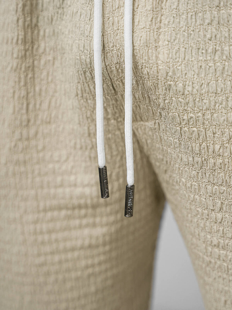 Spodnie dresowe męskie beżowe OZONEE O/K960SP