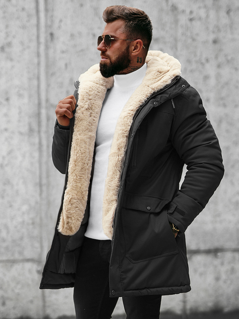 Куртка зимова чоловіча Чорна OZONEE JS/22M37/392