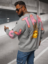 Bluza oversize szara OZONEE O/SWE23041