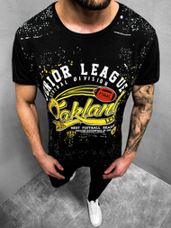 Футболка чоловіча Чорна OZONEE JS/KS1975Z