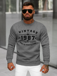 Bluza męska grafitowa OZONEE JS/8B1359/5