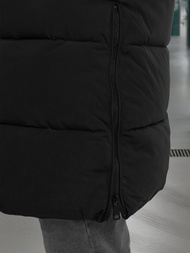 Kurtka zimowa męska długa czarna OZONEE JS/25M9803/392Z