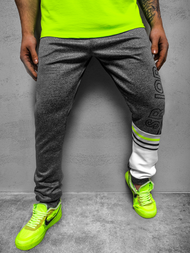 Spodnie dresowe męskie grafitowe OZONEE JS/AM123Z