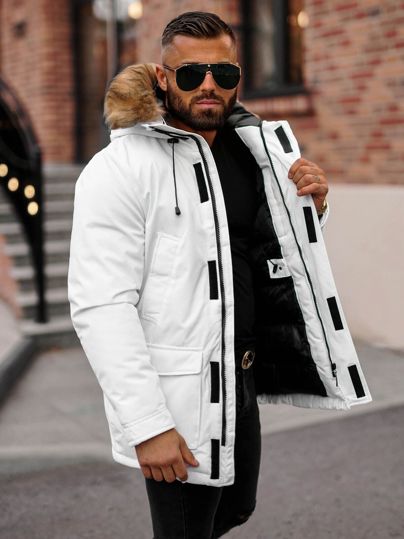 Куртка Чоловіча Бiла OZONEE JS/5M779/281Z