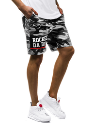 Spodenki męskie szare OZONEE JS/KK300161