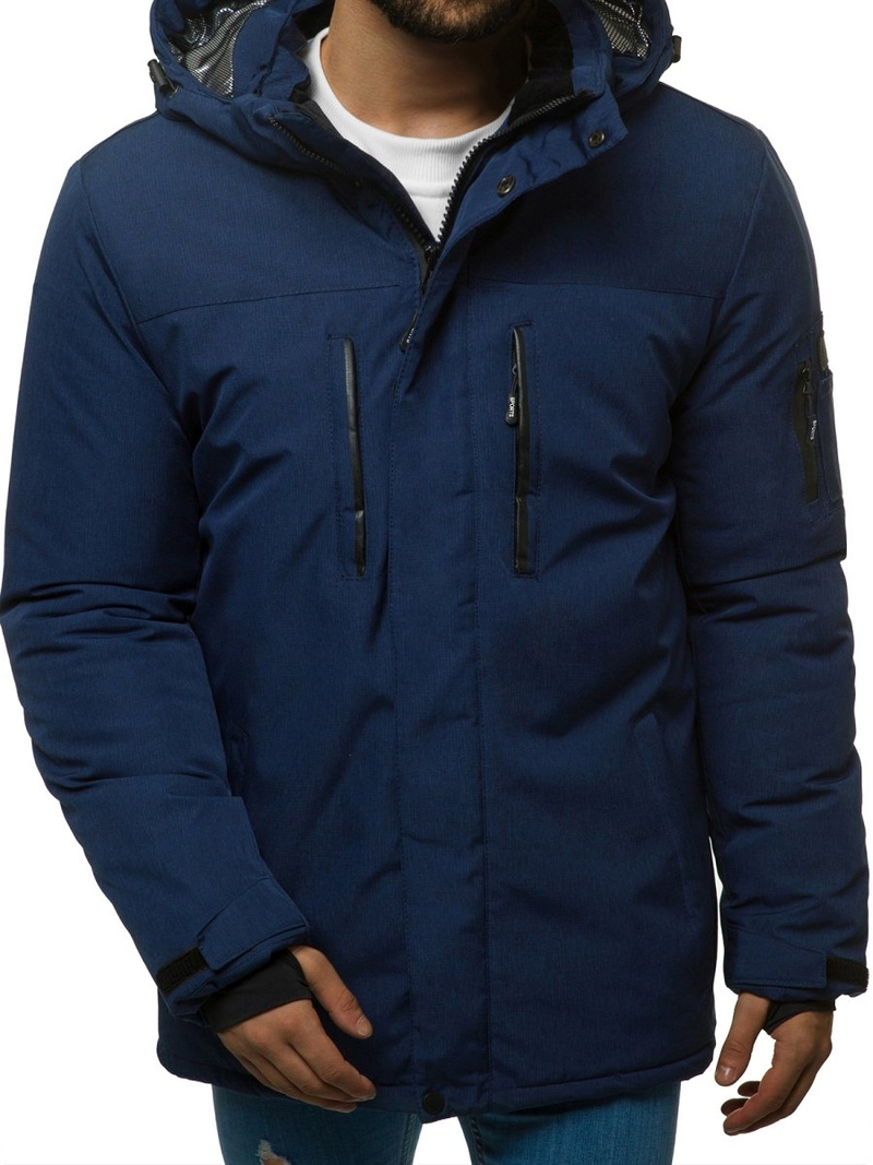 Kurtka zimowa męska granatowa OZONEE O/9805