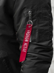 Kurtka męska czarna OZONEE O/X1026KZ