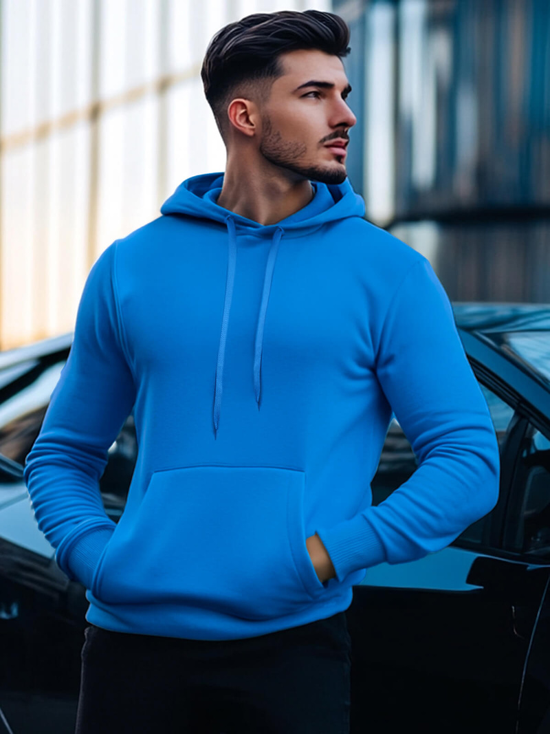 Толстовка чоловіча Синя OZONEE JS/2009Z