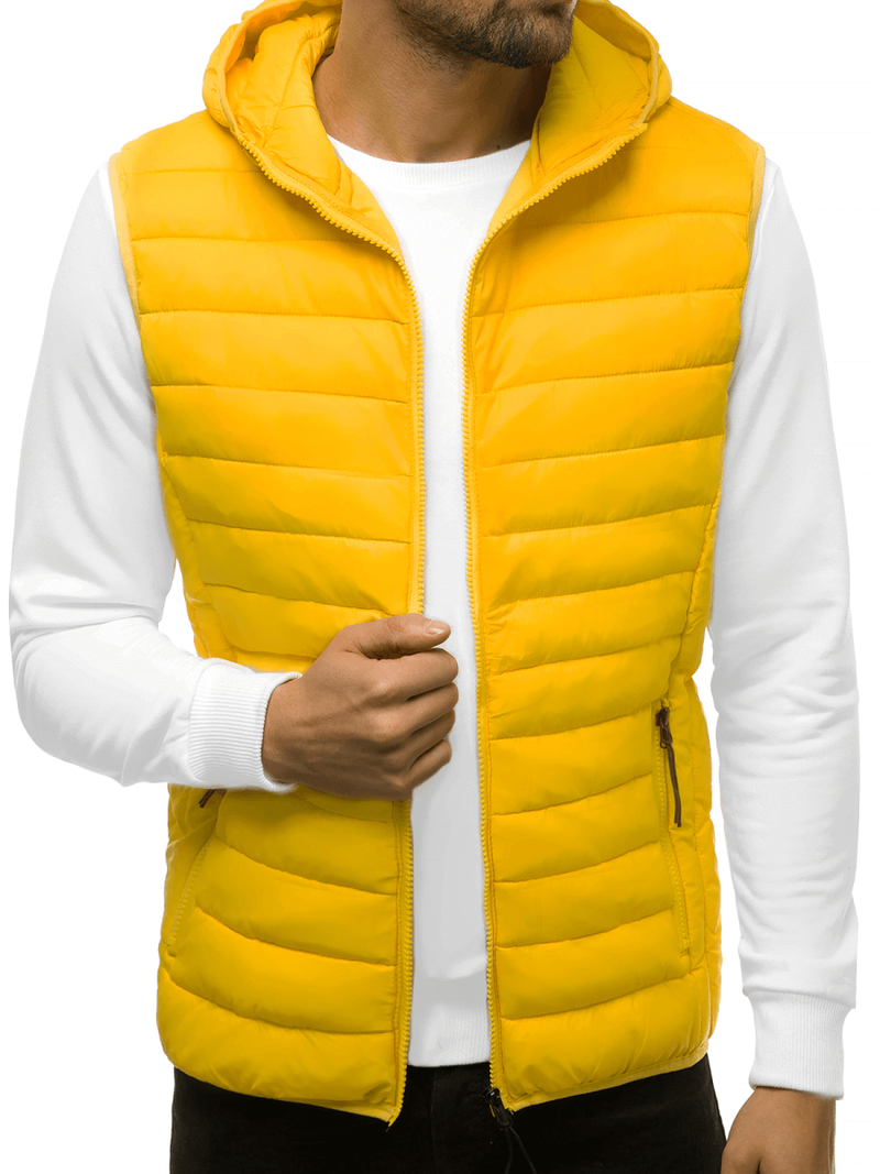 Безрукавка чоловіча Жовта OZONEE JS/HDL88002