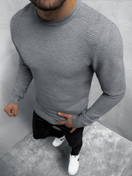 Sweter męski szary OZONEE BL/M5605Z