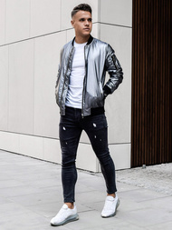 Куртка чоловіча Срібляста OZONEE N/6147Z