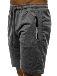 Spodenki męskie ciemno-szare OZONEE JS/XW76