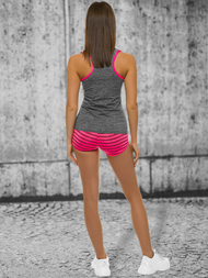 Жіночий спортивний костюм з двох частин Рожевий OZONEE Z/D1011