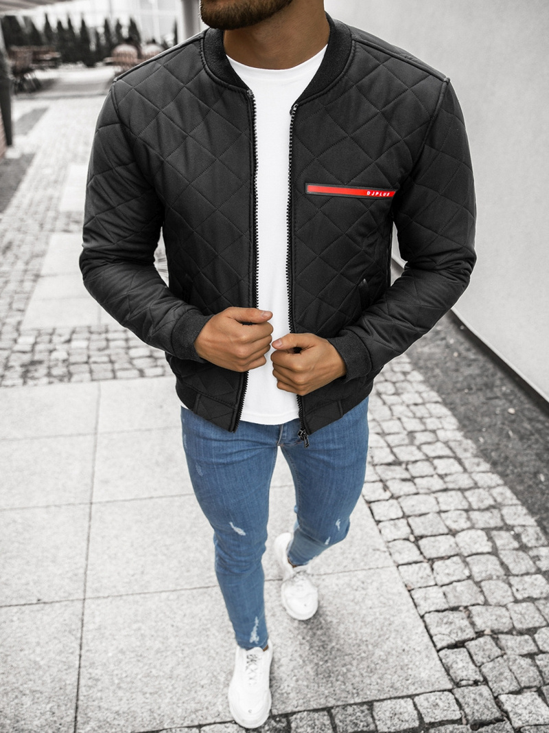 Куртка чоловіча Чорна OZONEE O/9031