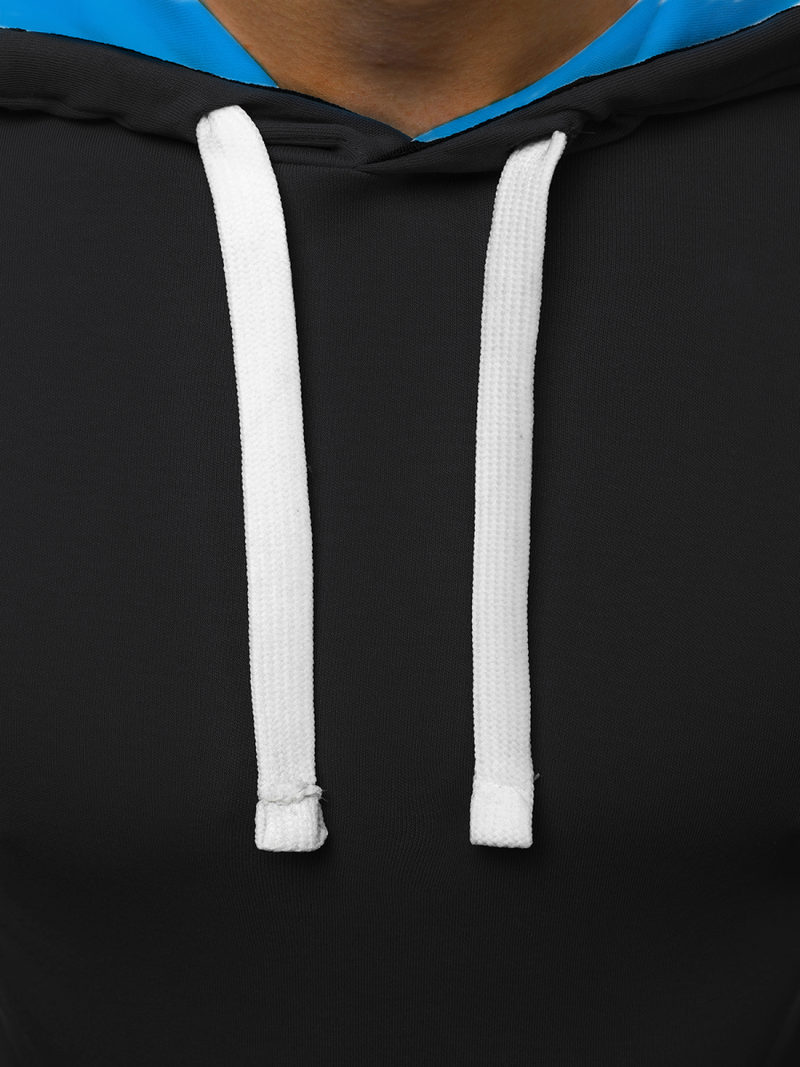 Футболка чоловіча Чорно-Синя OZONEE O/1273Z