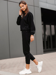 Жіночий спортивний костюм з двох частин Чорний OZONEE O/MB2040/21