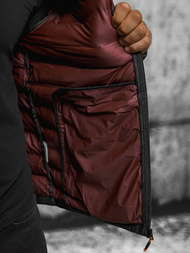 Kurtka męska pikowana czarna OZONEE JS/22M326/392