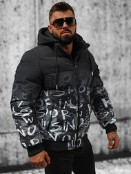 Куртка чоловіча Чорно-Бiла OZONEE JS/27M8102