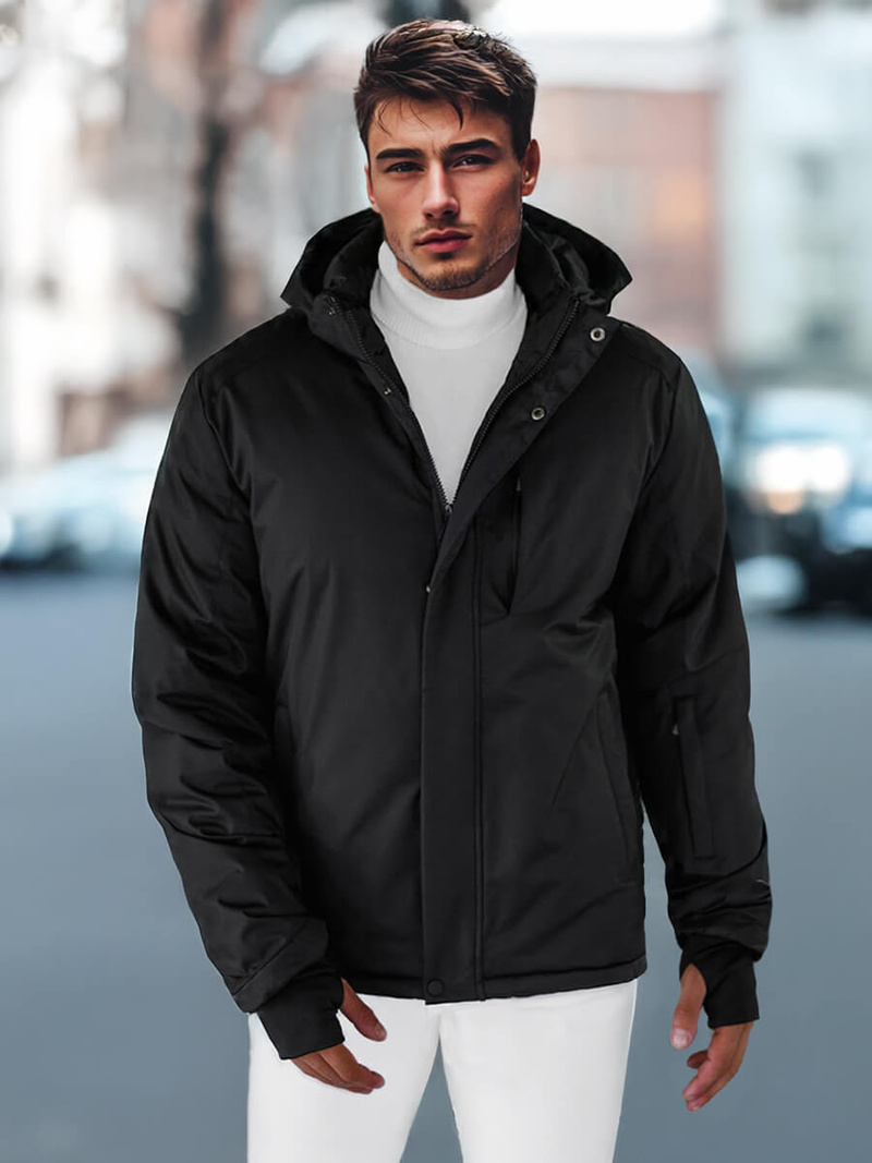 Куртка Чоловіча Чорна OZONEE JS/91M9906/392Z