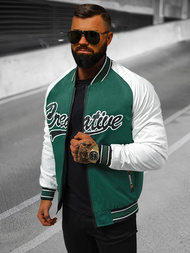 Kurtka męska bomberka zielona OZONEE JS/84M3011/238