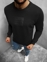 Bluza męska crewneck czarna OZONEE B/21402062Z