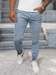 Чоловічі джинси джоггери Яскраво-cинi OZONEE NB/MP0272BC