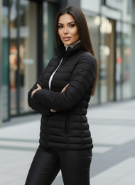 Куртка жіноча чорна OZONEE JS/16M9109/392Z
