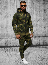 Komplet dresowy męski zielony OZONEE O/8B159/29