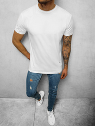 T-Shirt męski biały OZONEE NB/3001