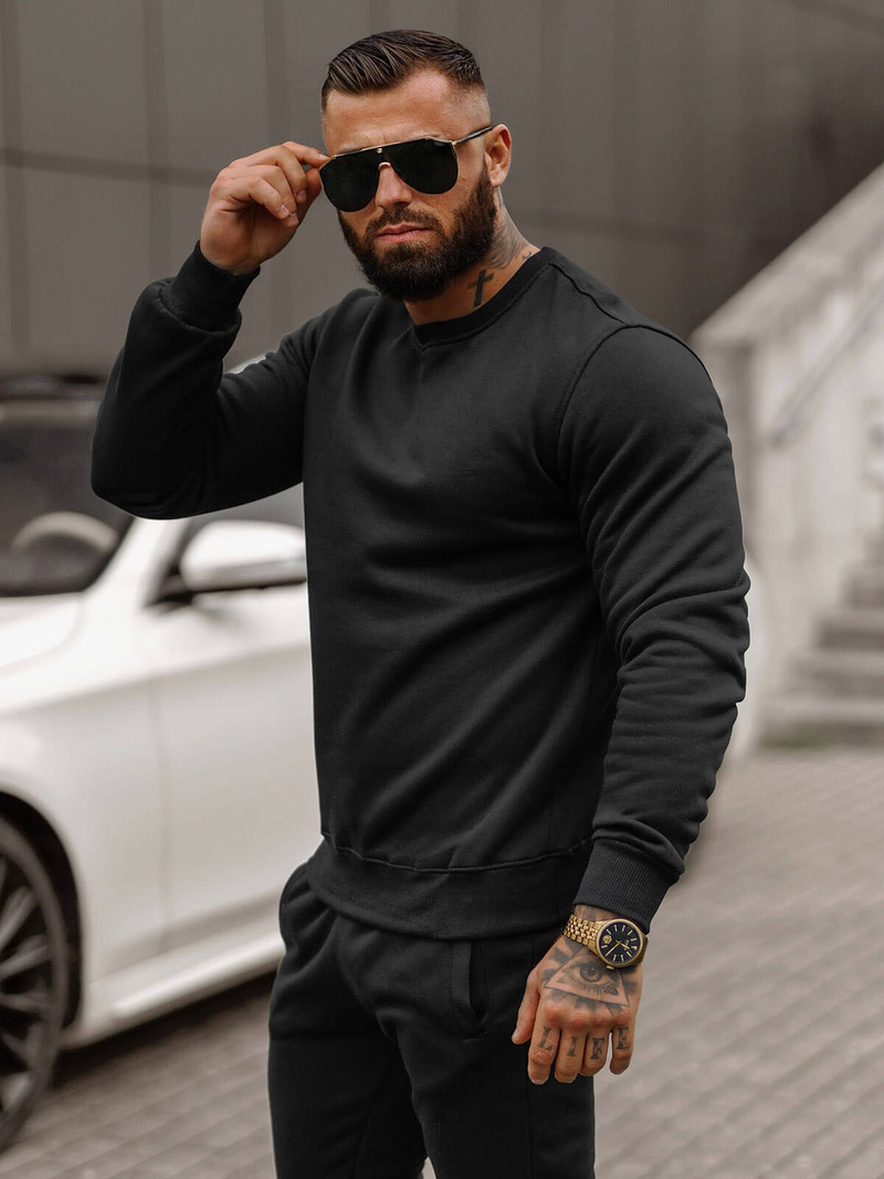 Спортивний костюм чоловічій Чорний OZONEE JS/68C10380/3Z