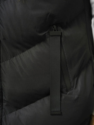 Стьобаний жіночий жилет чорний OZONEE JS/M787/392