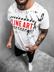 T-Shirt męski biały OZONEE JS/KS2029Z