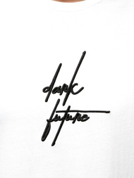 T-Shirt bez rękawów męski biały OZONEE MACH/M1176