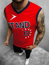 Майка чоловіча Червона OZONEE JS/68S10175