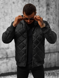 Kurtka męska czarna OZONEE JS/MY21Z