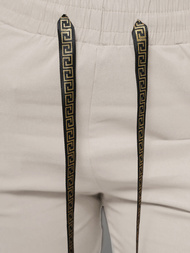 Spodnie damskie chino jasno-szare OZONEE O/7737