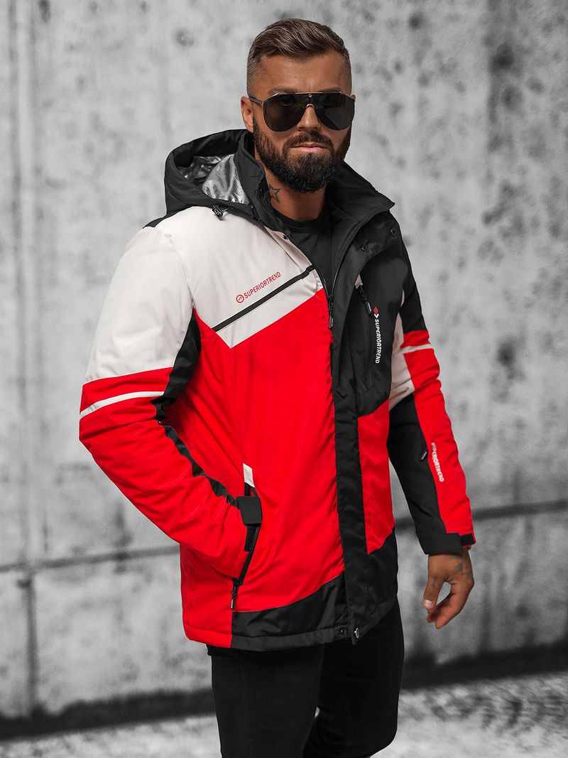 Куртка чоловіча Червоно-Чорна OZONEE JS/M35/275