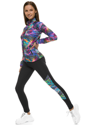Komplet sportowy trzyczęściowy damski kolorowy OZONEE O/MS09