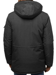 Kurtka zimowa męska grafitowa OZONEE O/9803