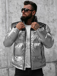 Куртка чоловіча срібло OZONEE JB/JP1188/2Z