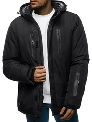 Kurtka zimowa męska czarna OZONEE O/9804