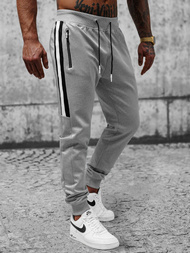 Spodnie dresowe męskie szare OZONEE JS/8K181