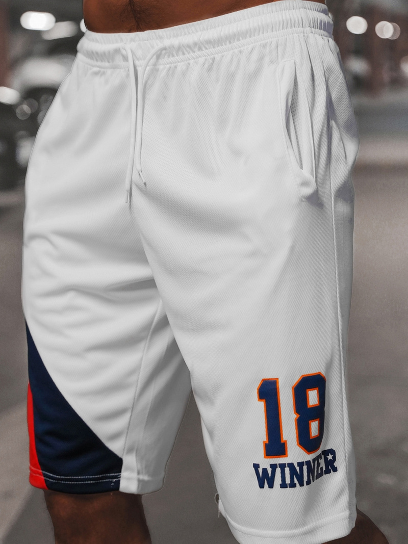 Komplet męski koszykarski biały OZONEE JS/68C10167Z