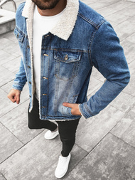 Куртка чоловіча джинсова Синя OZONEE JB/JP1153Z