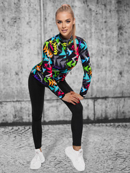 Komplet sportowy damski dwuczęściowy kolorowy OZONEE O/22094