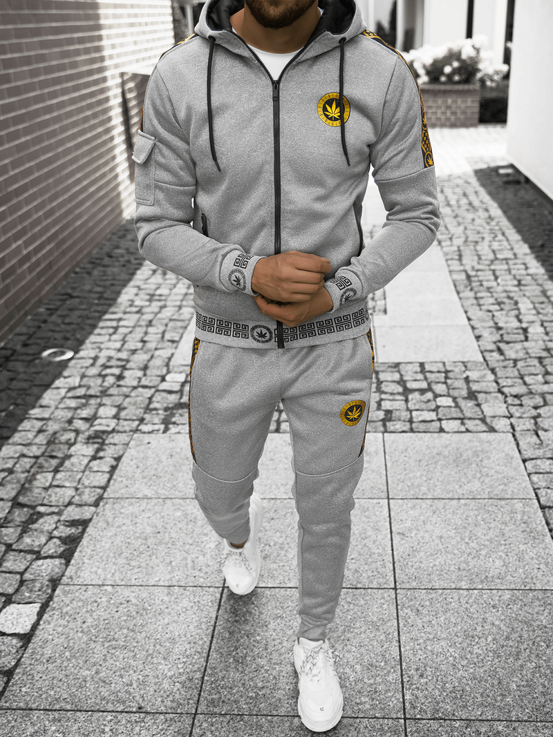 Спортивний костюм чоловічій сірий OZONEE O/HM500