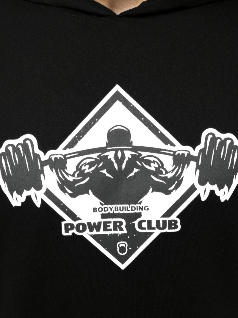 T-Shirt bez rękawów męski czarno-biały OZONEE MACH/M1213