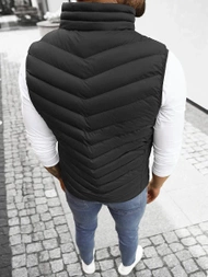 Kamizelka męska pikowana czarna OZONEE JS/M752/392